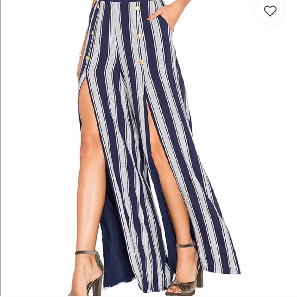 Lovers + friends farewell slit pants - size XS